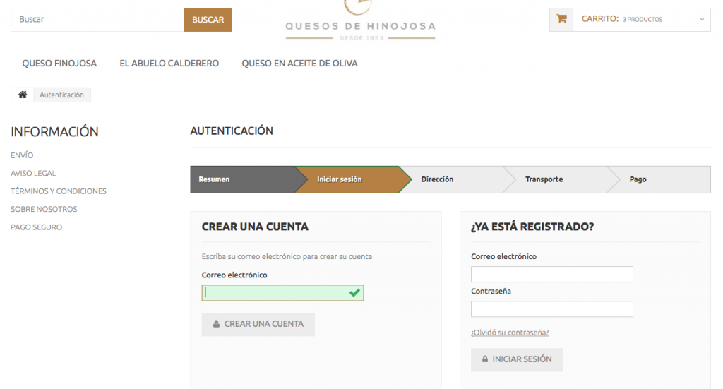 Comprar queso
