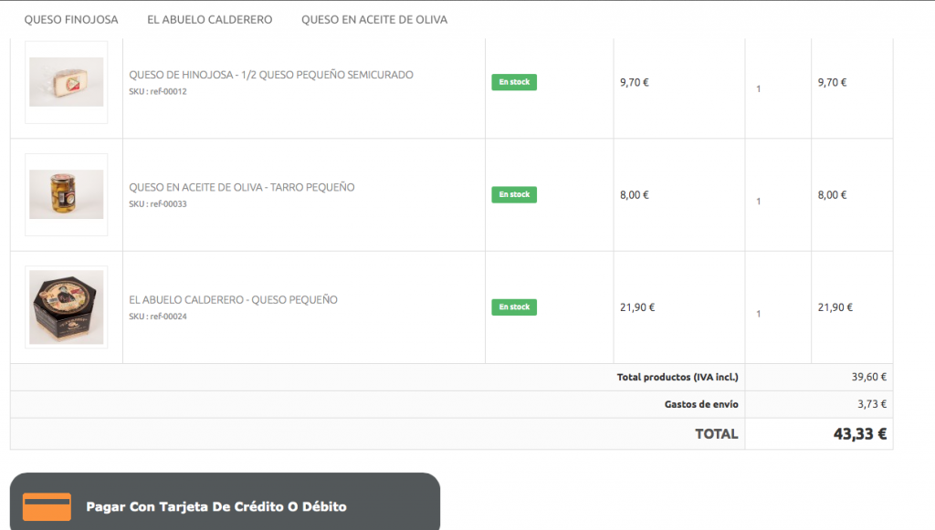 Comprar queso
