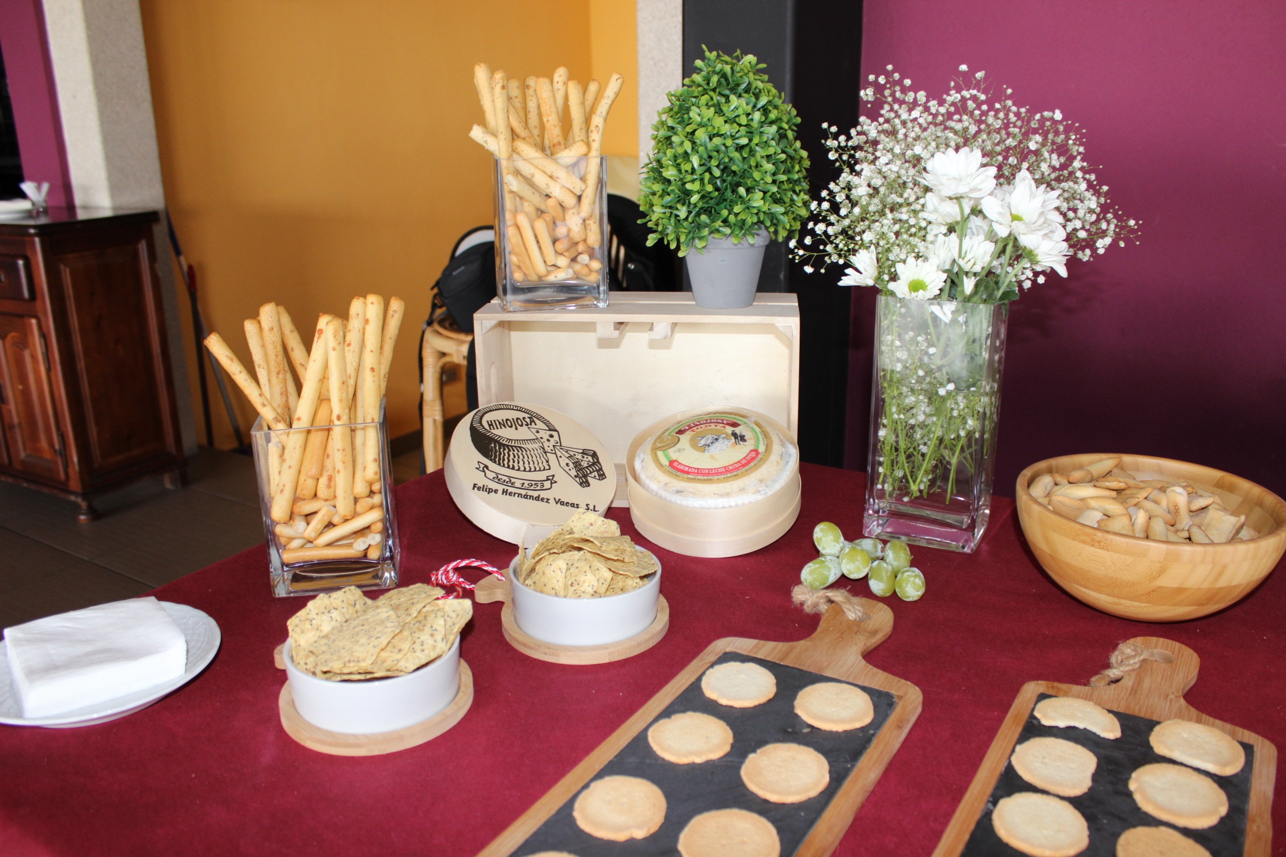 Mesa de quesos para eventos en Salamanca