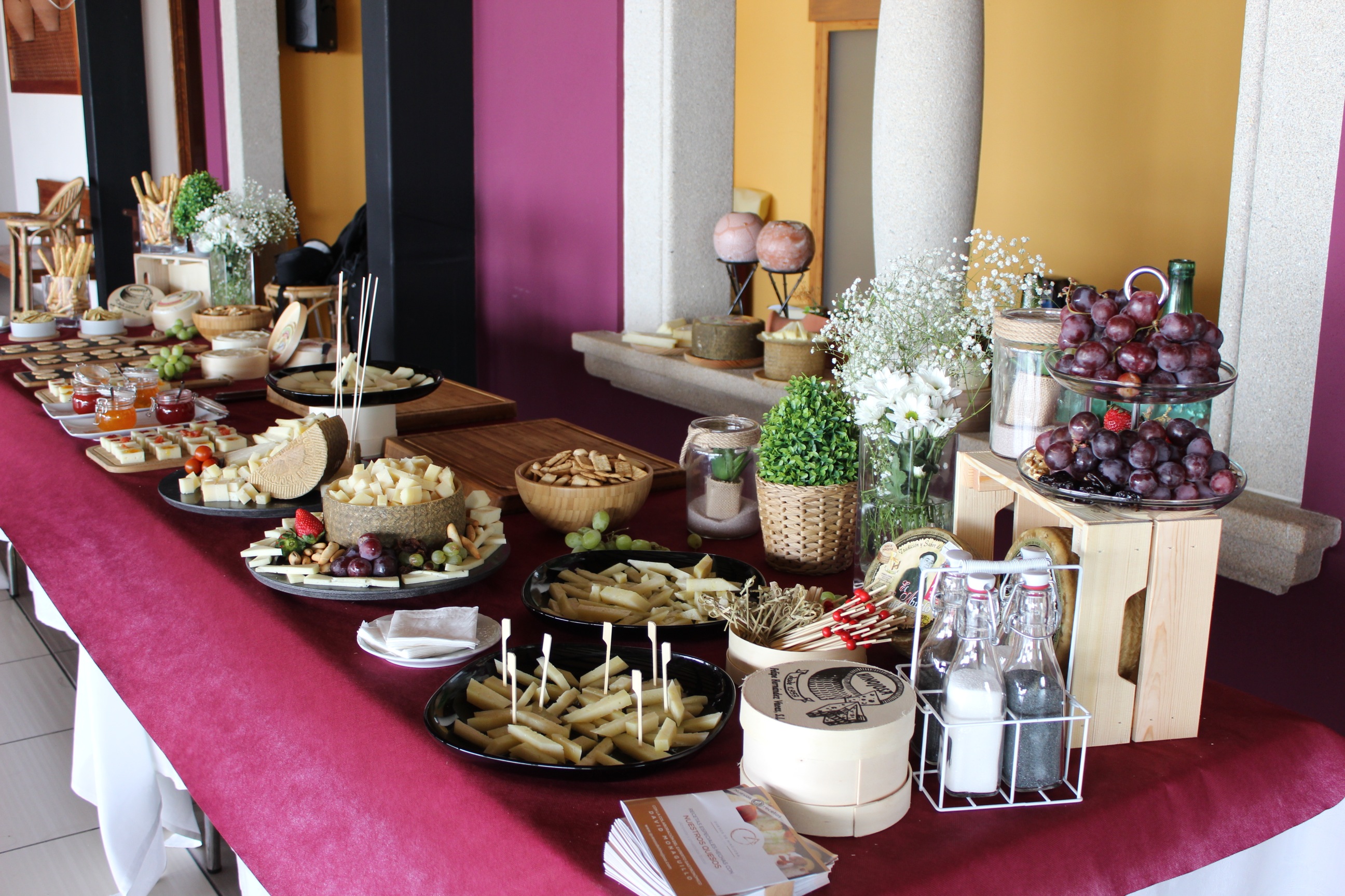 Mesas de quesos para eventos en Salamanca