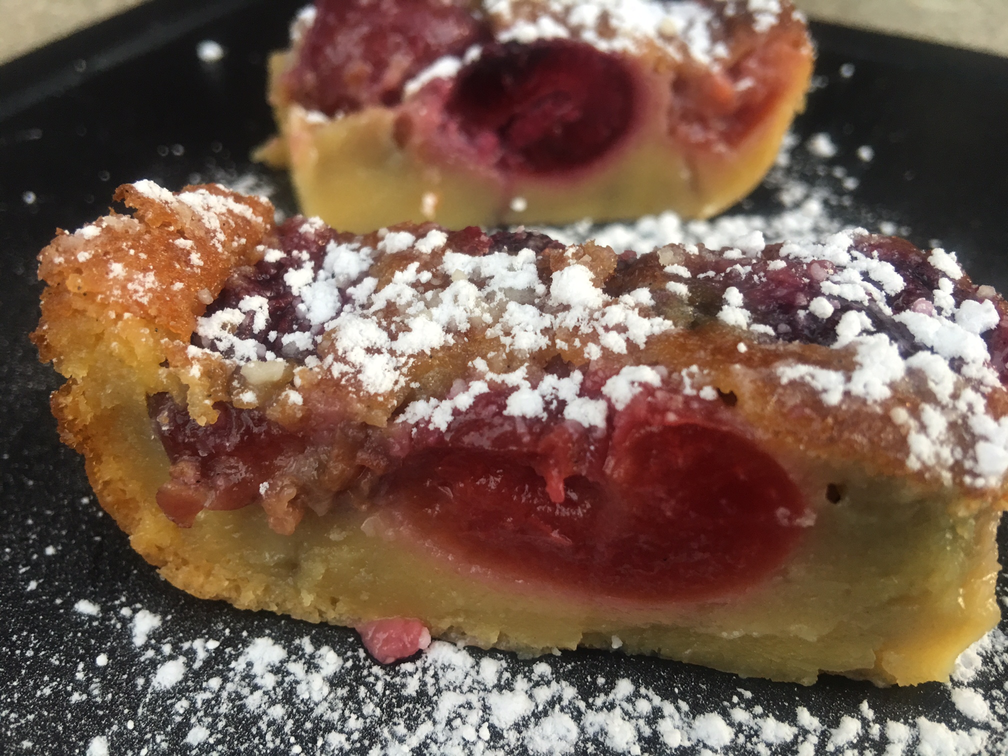 Receta de Clafoutis de cerezas fácil