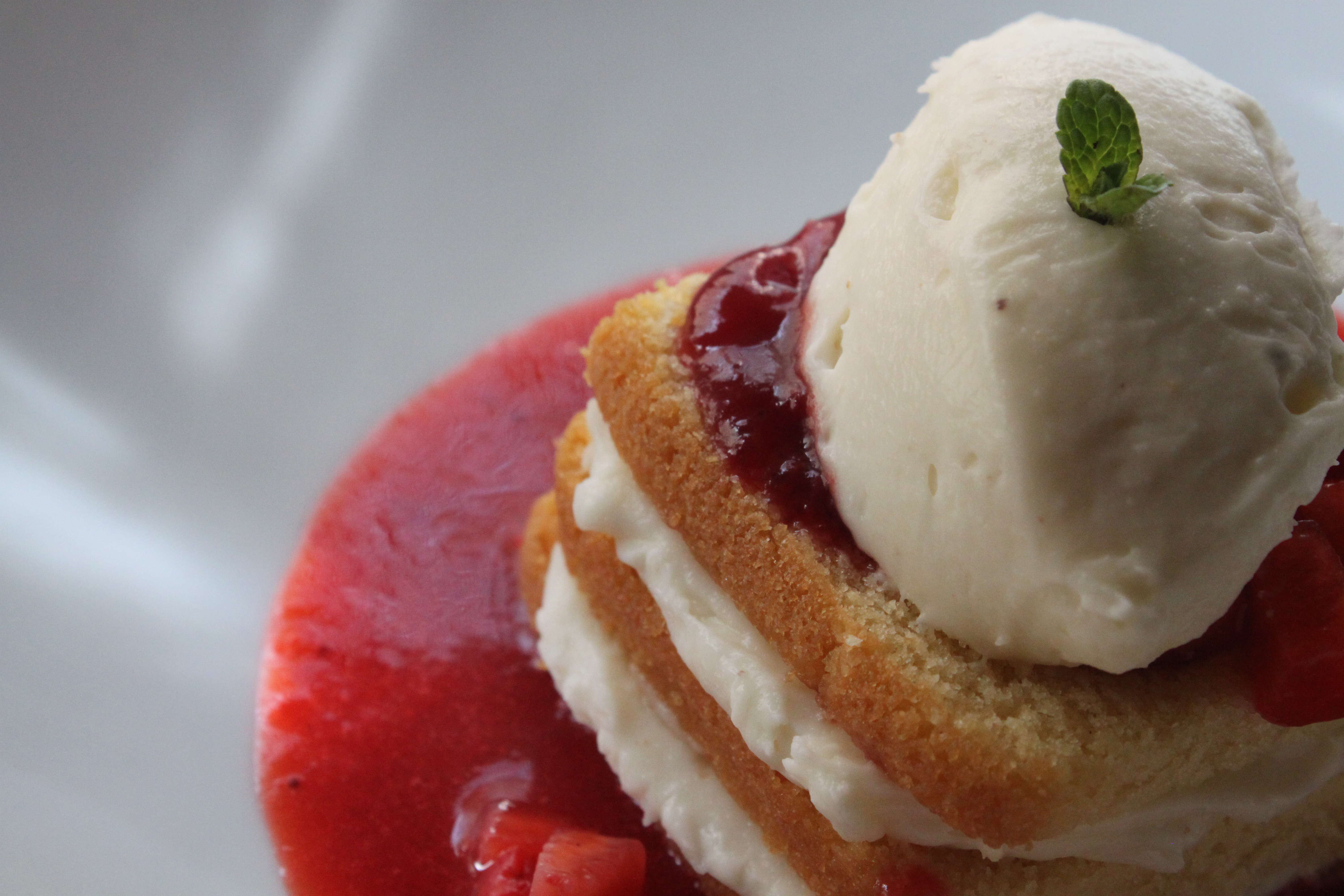 Tarta de fresas y queso