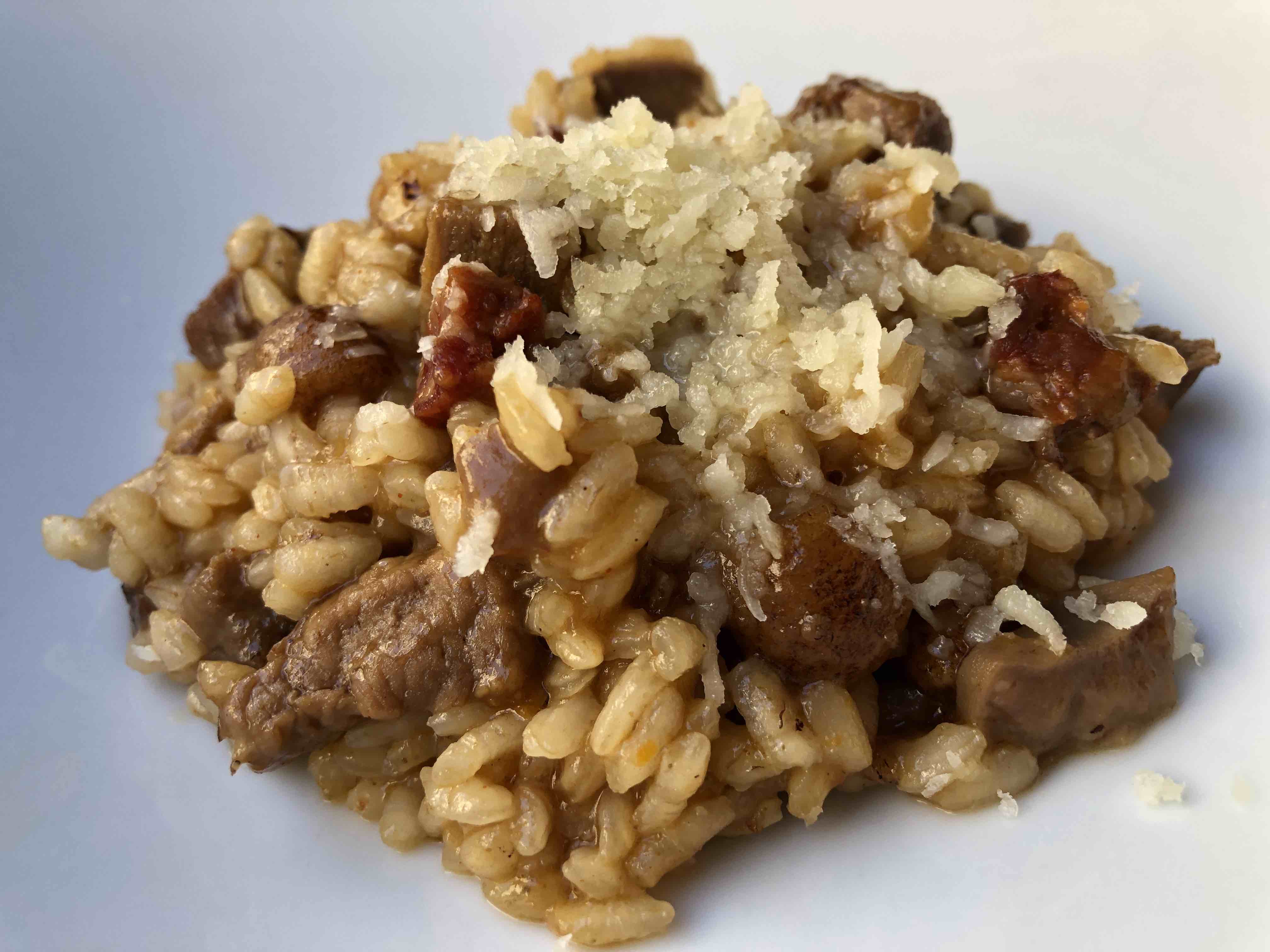 Arroz de ibéricos y queso de Hinojosa